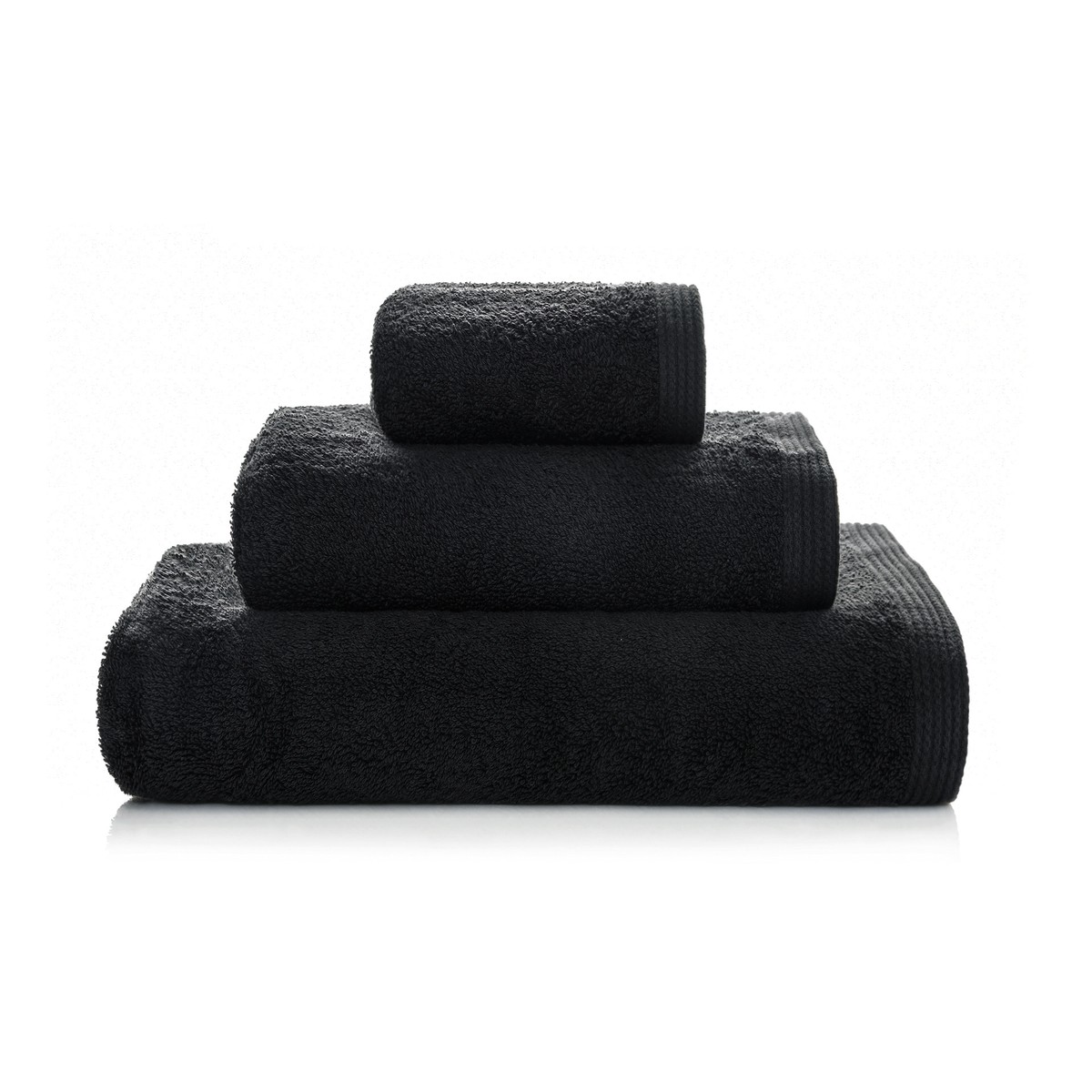 New Plus towel · Black